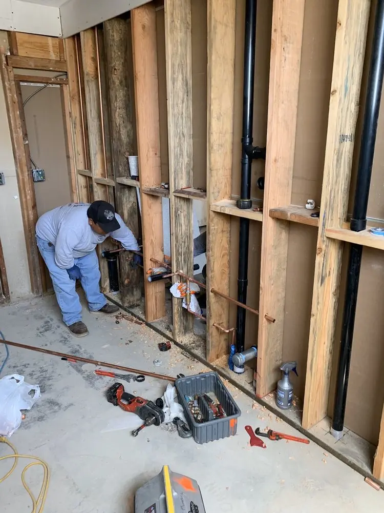 Commercial rough-in plumbing for Water Heater Replacement in Central Oak Park